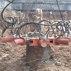 挖掘机液压截桩机 择众制造破桩机切桩机 截断水泥桩圆桩效率快