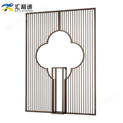 贵州背景不锈钢屏风装饰 金属中式屏风定制厂家