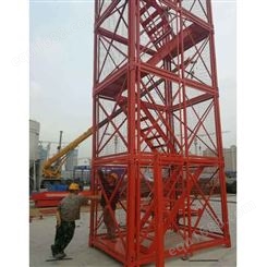 大量供应  加重安全梯笼 重型梯笼 厂家施工梯笼 可拆卸桥梁墩柱用爬梯 岳阳安全梯笼