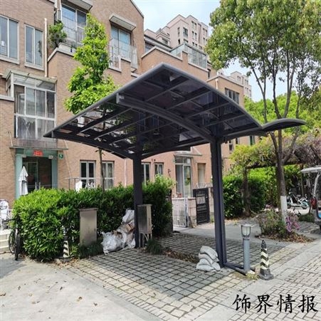 郑州 弧形雨棚 设计 汽车停车棚家用小型