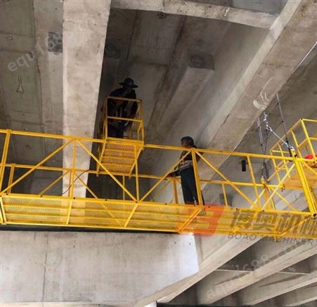 18米吊篮式桥梁检测车 不占用机动车道 遥控操作 博奥SJL56