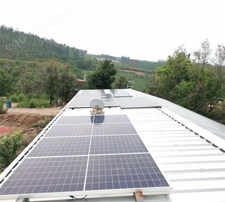 污水处理设备 太阳能离网发电系统 1620W 输出5KW