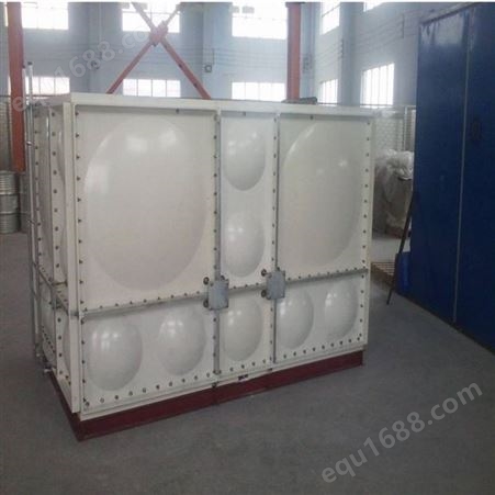 定制玻璃钢水箱 SMC模压方形水箱 储水设备焊接消防水箱