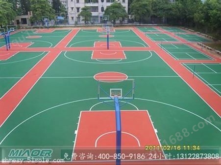 篮球场地地坪漆 建篮球场公司