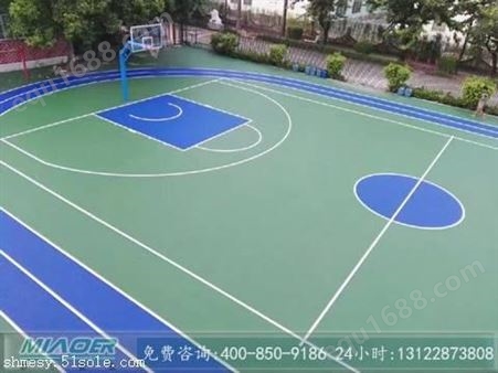 建设塑胶篮球场 pu球场施工