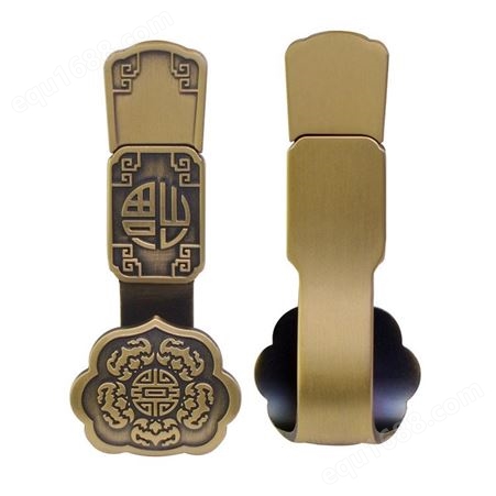 如意u盘个性创意大气金属u盘 中国风纯铜优盘定制礼品USB3.0 u盘