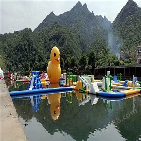 销售供应户外充气海星游乐水上乐园设备 漂浮玩具