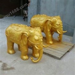 河北铜大象厂家批发零售室外大象雕塑摆件 广场动物景观铜雕塑