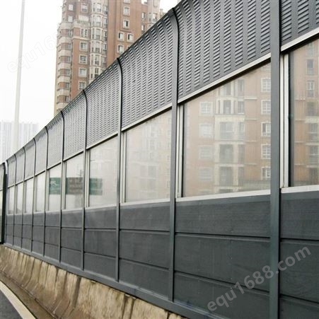 博乐 半透明景观声屏障 制作精美 城市公路隔音墙可用 支持定制