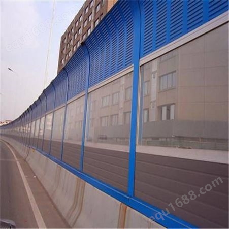 博乐 镀锌板半透明声屏障 不易磨损 可用于桥梁降噪 支持定制