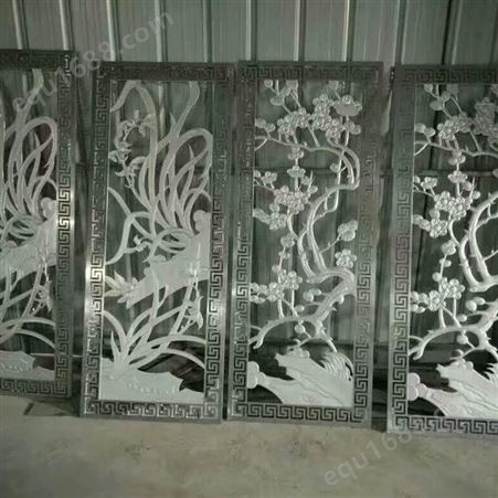 青古铜铝板雕花镂空屏风花格 呈现底蕴与文化