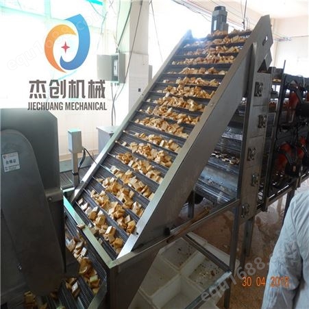 鱼豆腐油炸设备 新结构豆腐块油炸机 节省人工的豆制品油炸机器