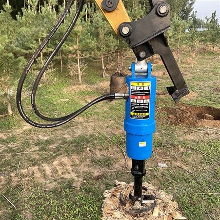 挖掘机改装螺旋钻机 打桩机 钢管桩挖树坑基坑支护 利贞