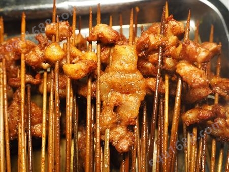 【实体店学习】油炸猪肉串的腌制方法