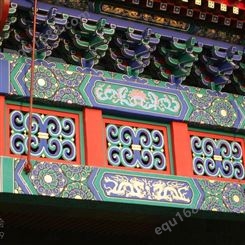 光盛 赣州经典中式门头彩绘装修 门楼彩绘专业模板
