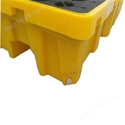 阿拉山口市 塑料防泄漏托盘、两桶防渗漏油桶托盘、单桶防漏托盘等塑料托盘