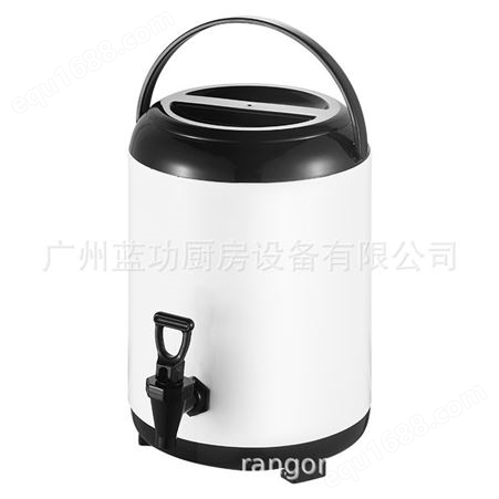 商用保温彩色保温桶豆浆桶加工定制印制LOGO不锈钢烤漆奶茶桶-国顶商厨