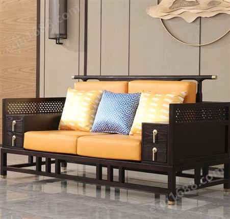 实木沙发 朴舍艺品 新中式客厅沙发 价格合理