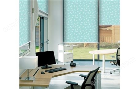 天津遮光窗帘 遮光卷帘 办公室窗帘 免费安装设计制作